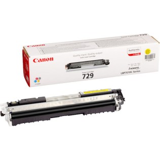 Canon 729 Γνήσιο Toner Laser Εκτυπωτή Κίτρινο 1000 Σελίδων 4367B002