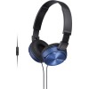 Sony MDR-ZX310AP Ενσύρματα On Ear Ακουστικά Μπλε