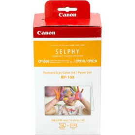 Canon RP-108 Φωτογραφικό Χαρτί Selphy CP Tri-Colour A6 (10x15) για Εκτυπωτές Θερμικής Εξάχνωσης/Μεταφοράς 108 Φύλλα