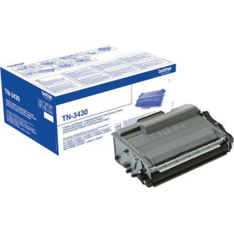 Brother TN-3430 Γνήσιο Toner Laser Εκτυπωτή Μαύρο 3000 Σελίδων TN-3430