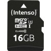 Intenso Professional microSDHC 16GB Class 10 U1 UHS-I με αντάπτορα
