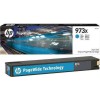 HP 973X Γνήσιο Μελάνι Εκτυπωτή InkJet Κυανό (F6T81AE)