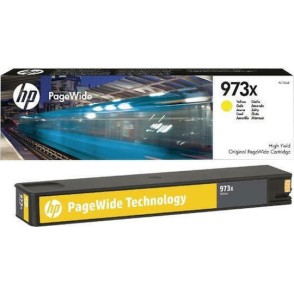 HP 973X Γνήσιο Μελάνι Εκτυπωτή InkJet Κίτρινο (F6T83AE)