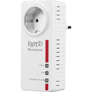 AVM Fritz! 1220E Powerline Διπλού Kit για Ενσύρματη Σύνδεση με Passthrough Πρίζα και 2 Θύρες Gigabit Ethernet