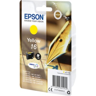 Epson 16 Γνήσιο Μελάνι Εκτυπωτή InkJet Κίτρινο (C13T16244010 C13T16244012)