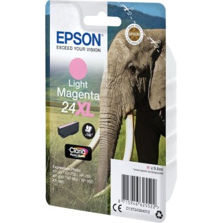 Epson 24XL Γνήσιο Μελάνι Εκτυπωτή InkJet Ανοιχτό Ματζέντα (C13T24364010 C13T24364012)