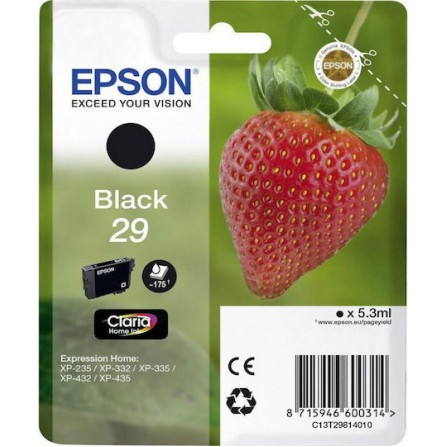 Epson 29 Γνήσιο Μελάνι Εκτυπωτή InkJet Μαύρο (C13T29814010 C13T29814012)
