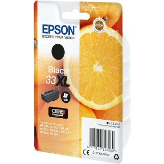 Epson 33XL Γνήσιο Μελάνι Εκτυπωτή InkJet Μαύρο (C13T33514010 C13T33514012)