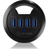 Icy Box USB 3.0 Hub 4 Θυρών με σύνδεση USB-A