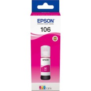 Epson 106 Γνήσιο Μελάνι Εκτυπωτή InkJet Ματζέντα (C13T00R340)
