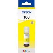 Epson 106 Γνήσιο Μελάνι Εκτυπωτή InkJet Κίτρινο (C13T00R440)