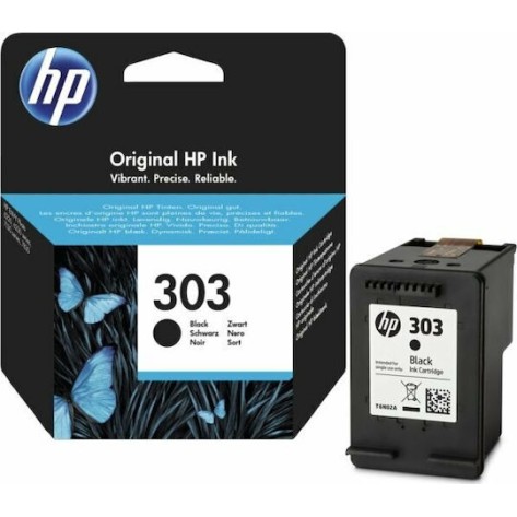 HP 303 Γνήσιο Μελάνι Εκτυπωτή InkJet Μαύρο (T6N02AE)
