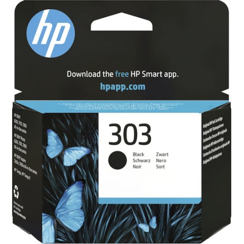 HP 303 Γνήσιο Μελάνι Εκτυπωτή InkJet Μαύρο (T6N02AE)