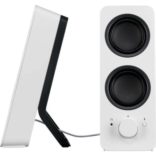 Logitech Z207 Ασύρματα Ηχεία Υπολογιστή 2.0 με Bluetooth και Ισχύ 10W σε Λευκό Χρώμα