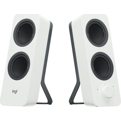 Logitech Z207 Ασύρματα Ηχεία Υπολογιστή 2.0 με Bluetooth και Ισχύ 10W σε Λευκό Χρώμα