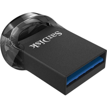 Sandisk Ultra Fit 64GB USB 3.1 Stick Μαύρο
