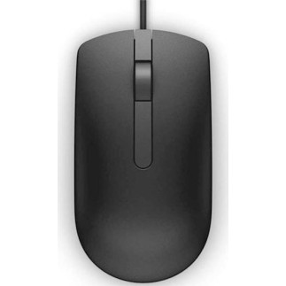 Dell MS116 Ενσύρματο Ποντίκι Μαύρο