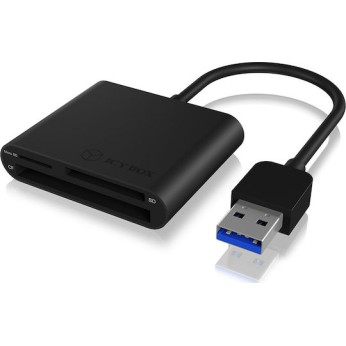 Icy Box Card Reader USB 3.0 για SD/microSD/CompactFlash