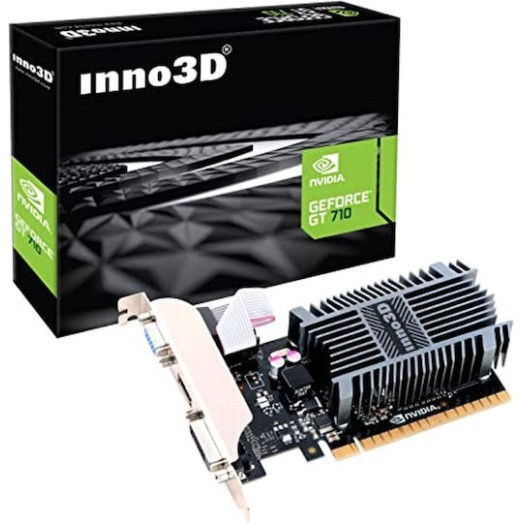 Inno 3D GeForce GT 710 2GB GDDR3 LP Κάρτα Γραφικών