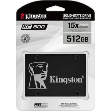 Kingston KC600 SSD 1TB 2.5'' SATA III