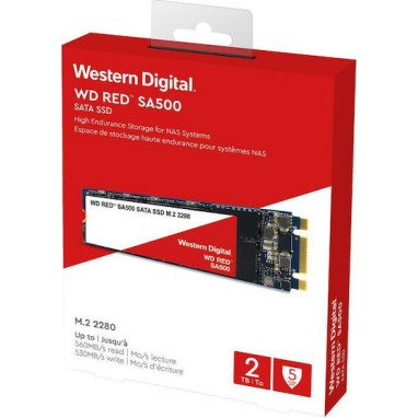 Western Digital Red SA500 NAS SSD 2TB M.2 SATA III Bulk