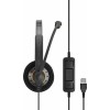 Sennheiser SC-30-USB-ML Headset Call Center On Ear Multimedia Ακουστικά με μικροφωνο και σύνδεση USB-A