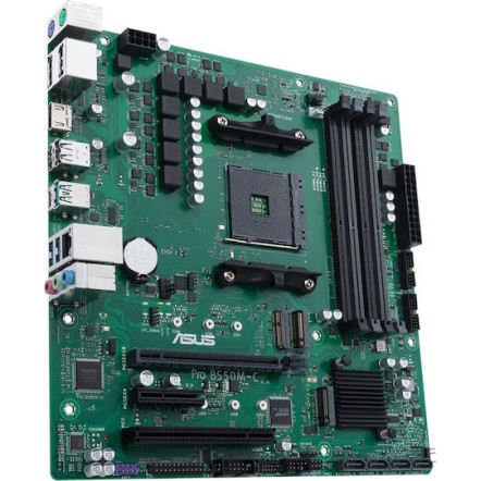 Asus Pro B550M-C/CSM Motherboard Micro ATX με AMD AM4 Socket 90MB15Q0-M0EAYC