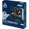 Arctic F12 PWM PST Case Fan 120mm με Σύνδεση 4-Pin