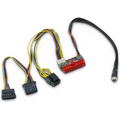 Inter-Tech 4-Pin Molex / 20-Pin ATX / 15-Pin Sata - 4-Pin Molex / 15-Pin Sata Cable 0.4m Πολύχρωμο 88882193