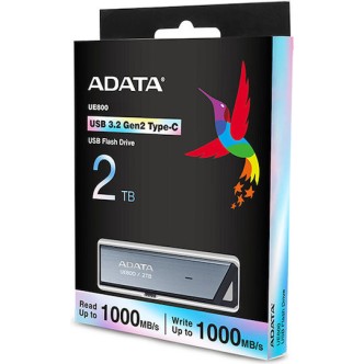Adata Elite Ue800 2.0TB USB 3.2 Stick με σύνδεση USB-C Ασημί