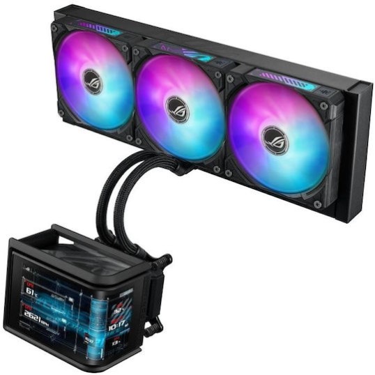 Asus ROG Ryuo IV SLC 360 ARGB Υδρόψυξη Επεξεργαστή Τριπλού Ανεμιστήρα 120mm για Socket AM4/AM5/1700