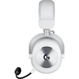 Logitech Pro X 2 Lightspeed Ασύρματα Over Ear Multimedia Ακουστικά με μικρόφωνο και σύνδεση 3.5mm Jack / Bluetooth σε Λευκό χρώμα