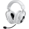 Logitech Pro X 2 Lightspeed Ασύρματα Over Ear Multimedia Ακουστικά με μικρόφωνο και σύνδεση 3.5mm Jack / Bluetooth σε Λευκό χρώμα