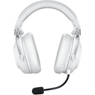 Logitech Pro X 2 Lightspeed Ασύρματα Over Ear Multimedia Ακουστικά με μικρόφωνο και σύνδεση 3.5mm Jack / Bluetooth σε Λευκό χρώμα